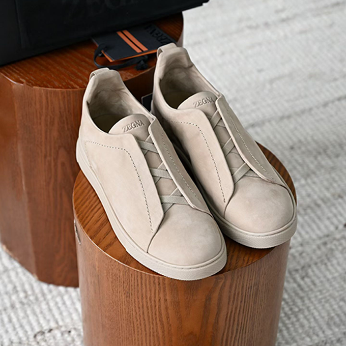 zegna triple stitch™ secondskin sneakers shoes